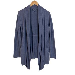 Barefoot Dreams Cozy Chic Ultra Lite Gray Cardigan With Belt Size Medium